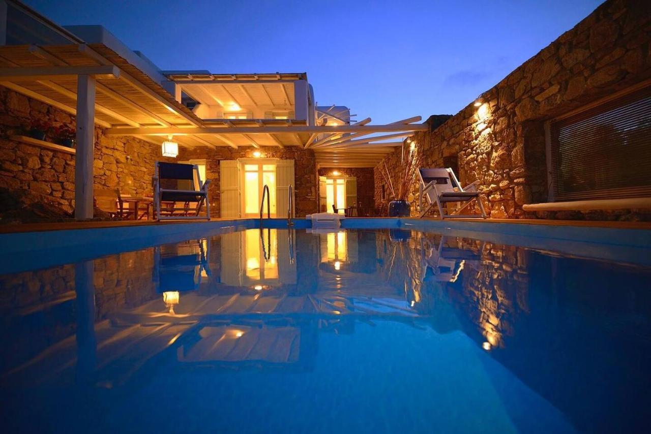 Allaya,Panormos Villa Private Pool Buitenkant foto