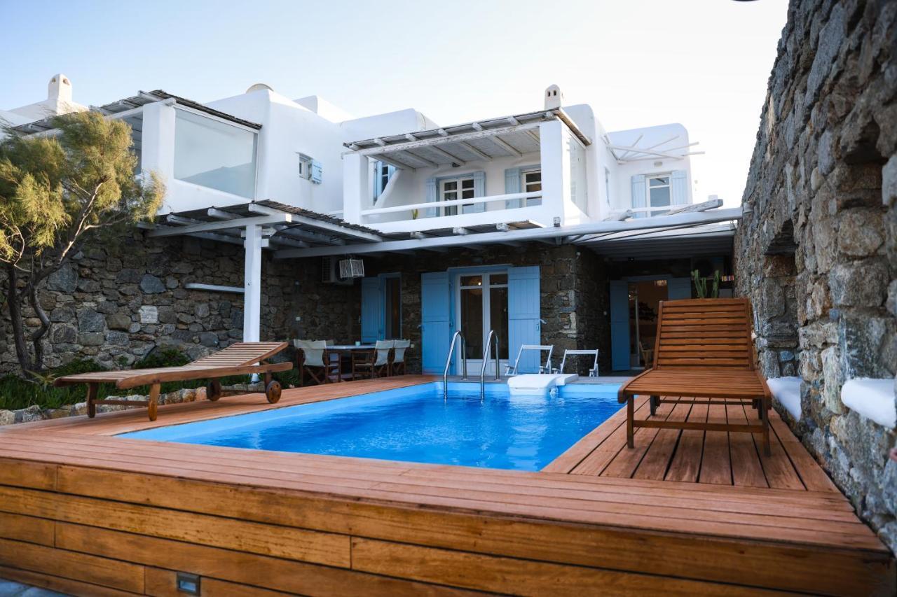Allaya,Panormos Villa Private Pool Buitenkant foto